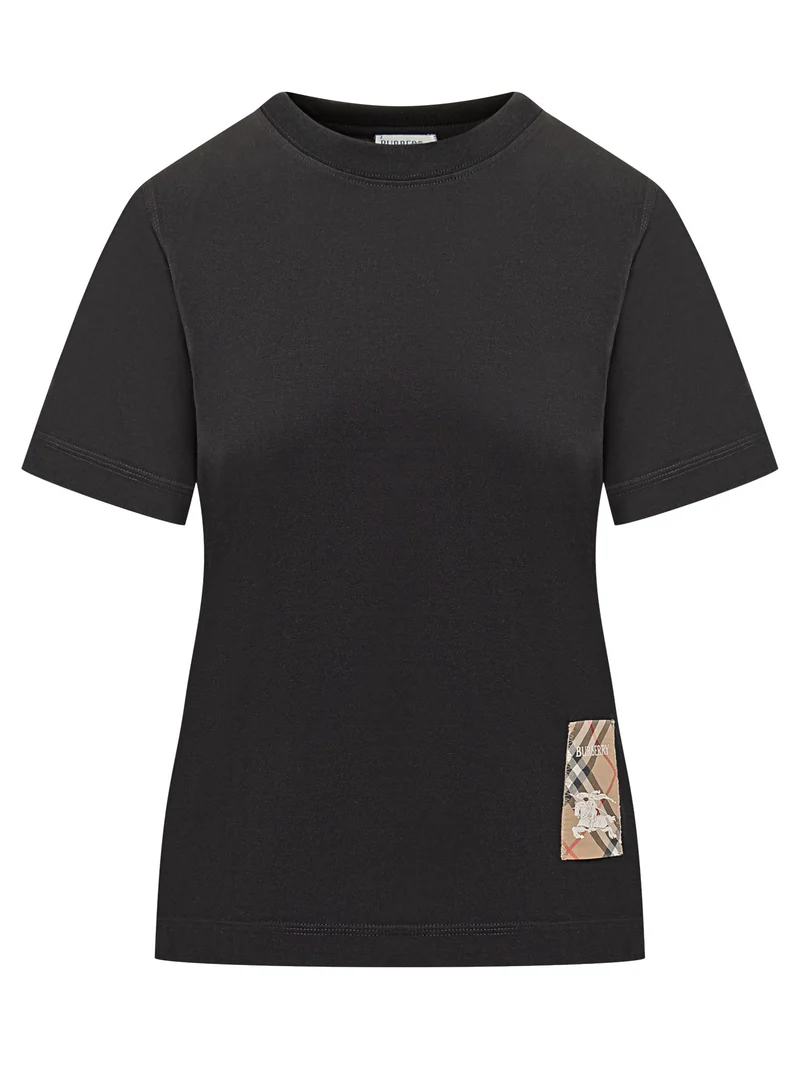 T-Shirt con Patch Logo