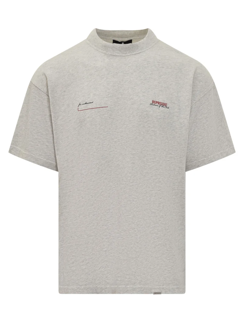 T-Shirt In Cotone Con Stampa Minimal
