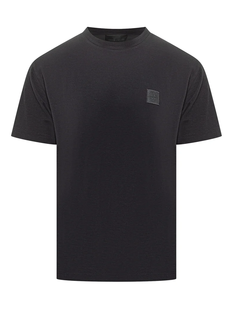 GCDS T-shirt Verde con Stampa e Dettagli Destroy