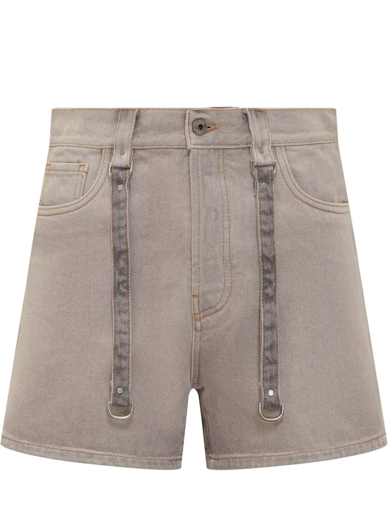 Pantaloni Corti Cargo Laundry