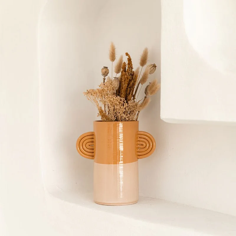 Vase anse camel