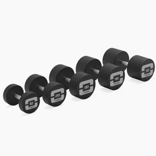Set coppie manubri gommati Pro da 4 a 24 kg MGP-SET24