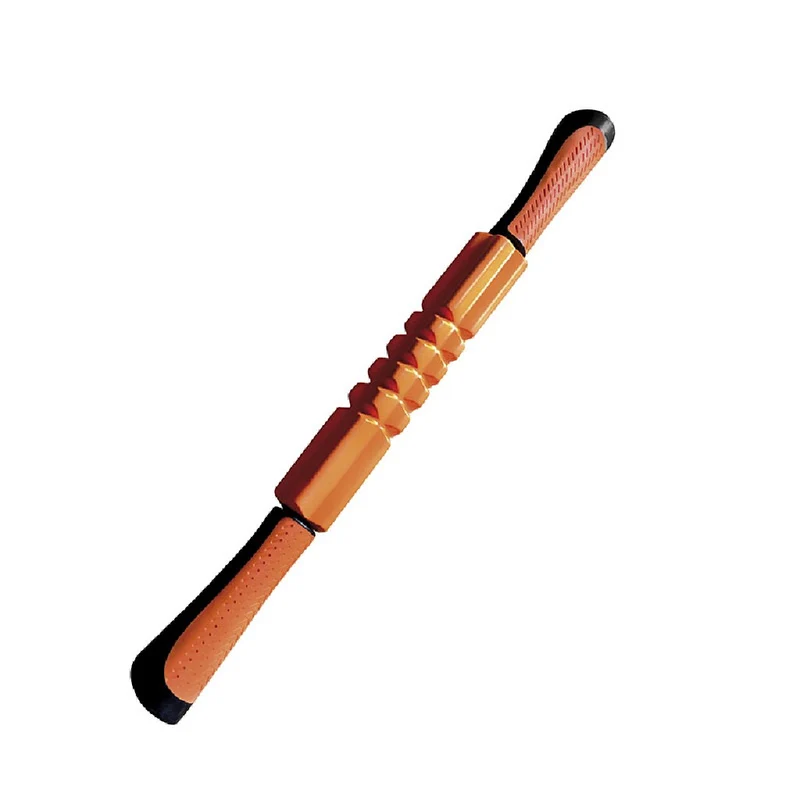 Rullo massaggio con impugnature 53 cm. x d. 4,5 cm (arancio/nero)