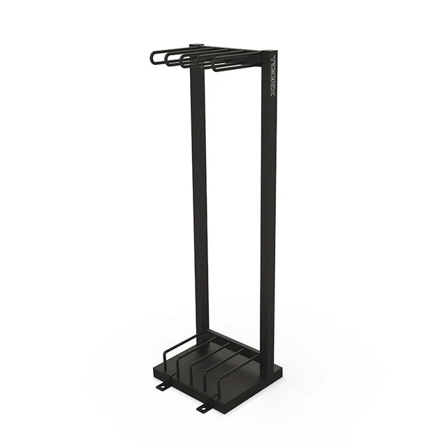 Rastrelliera nera porta body bar (5 scomparti)