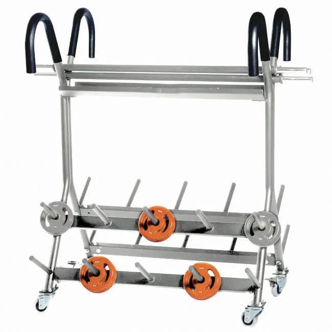 Rack body pump rack body pump 20 posti con ruote - cm. 100x80x138