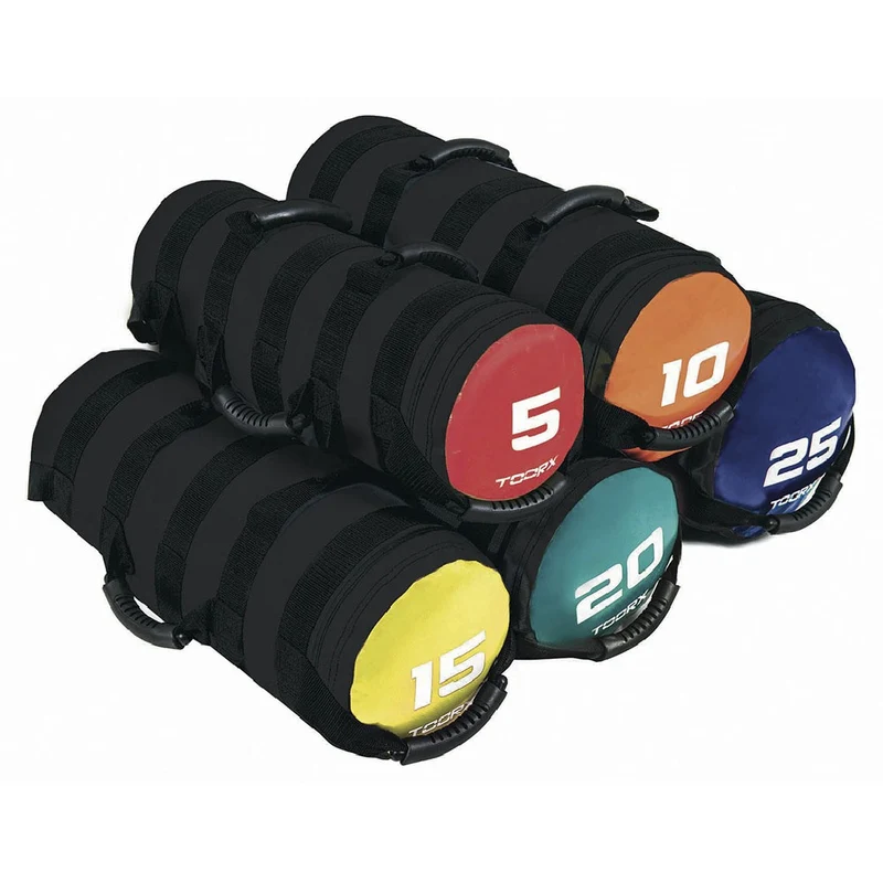 POWER BAG con 6 impugnature 10 KG. antracite - arancio