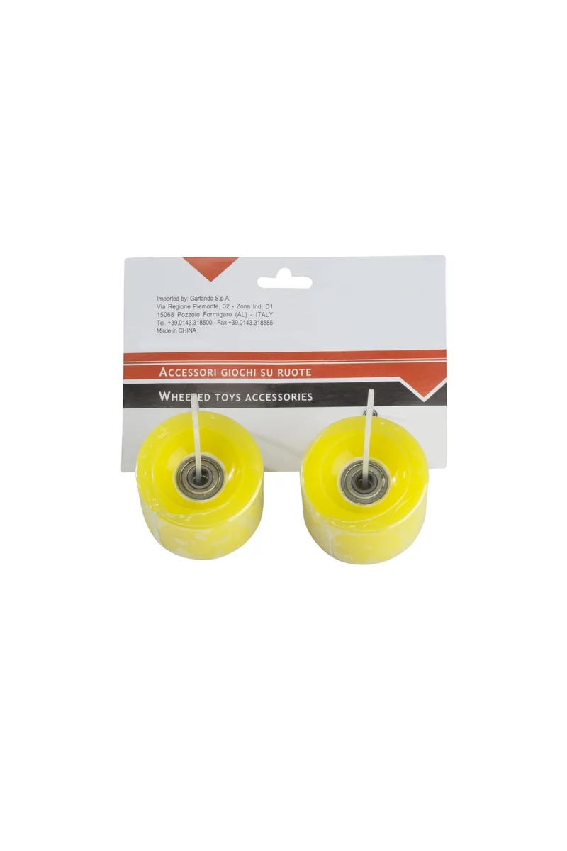 Ruote Gialle ricambio per skateboard con tavola in polipropilene/abs GRG-115