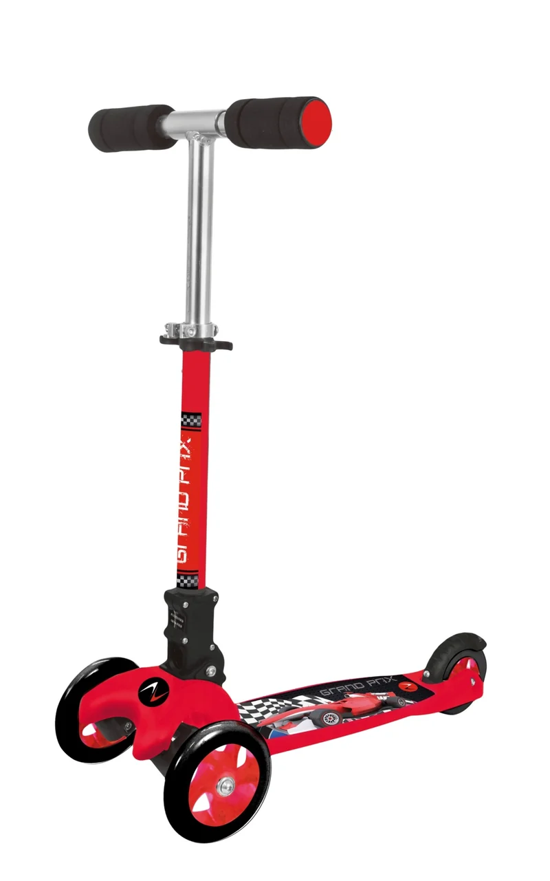 Monopattino a 3 Ruote Pieghevole Nextreme Grand Prix – Rosso/Nero
