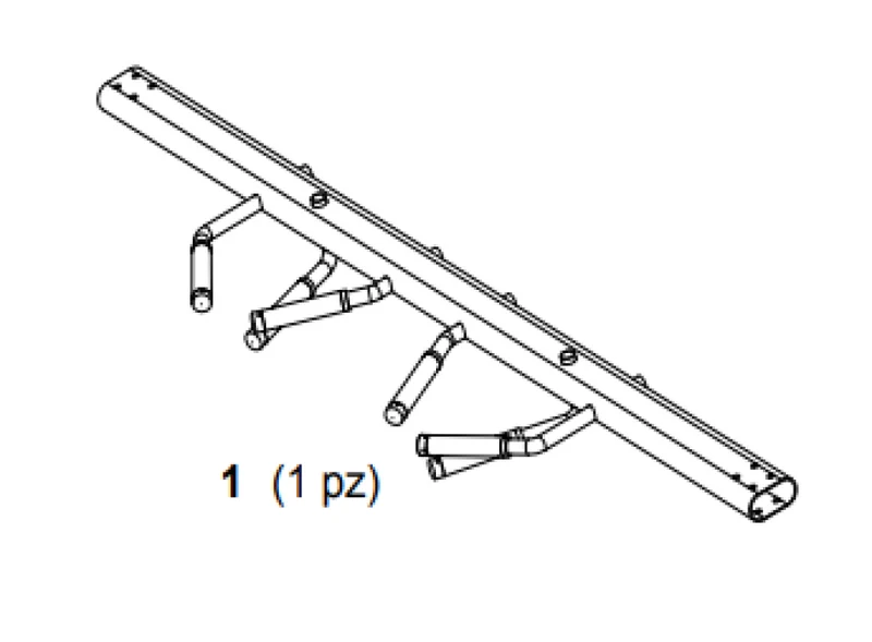 Cross bar di collegamento per Jungle machine CSX7000, CSX8800, CSX9200, CSX9400