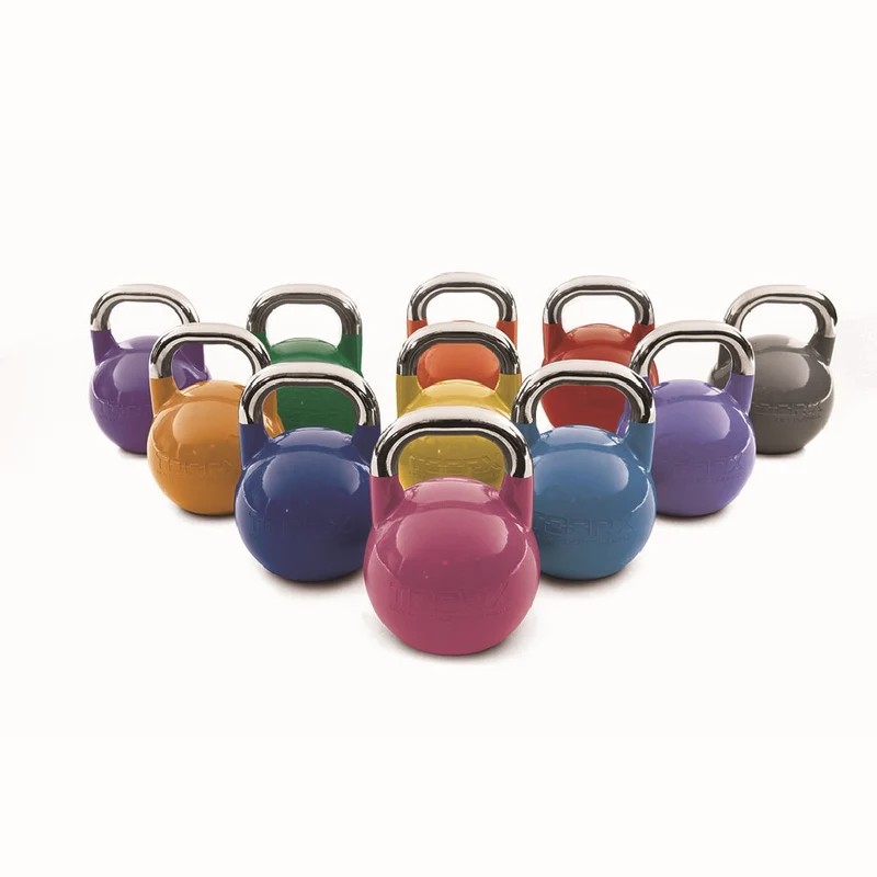 KETTLEBELL olimpioniche da 8 a 32 kg in acciaio EVO KCAE