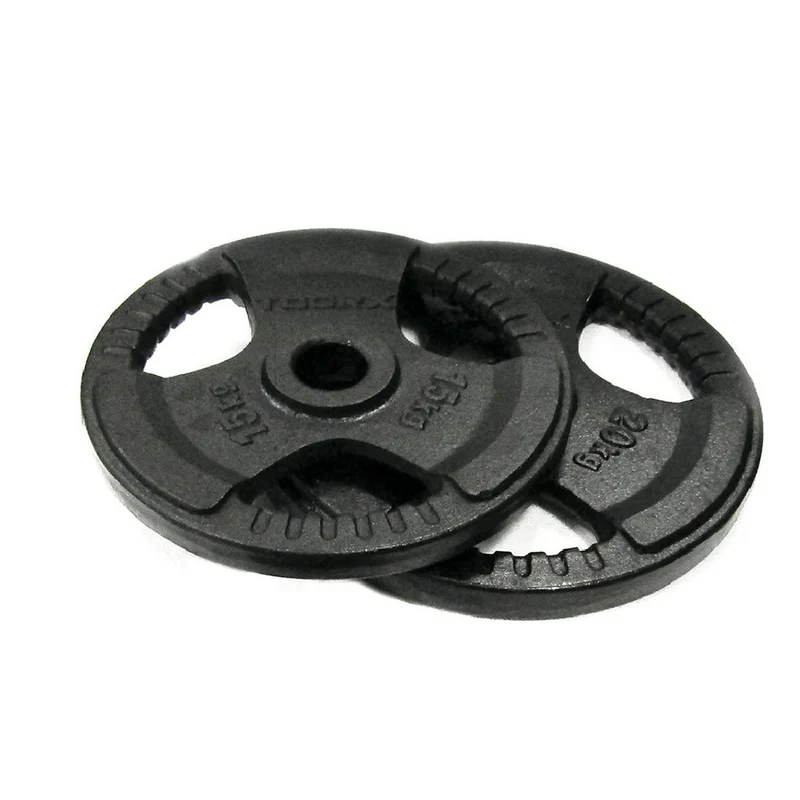 Disco ghisa nera tri grip foro diam. mm. 50 DGN-TG DA 1.25 A 25 KG