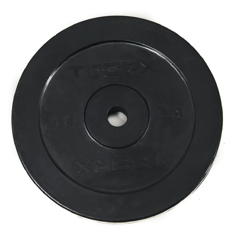 Disco ghisa gommato - 15 kg. con foro diam. mm 25
