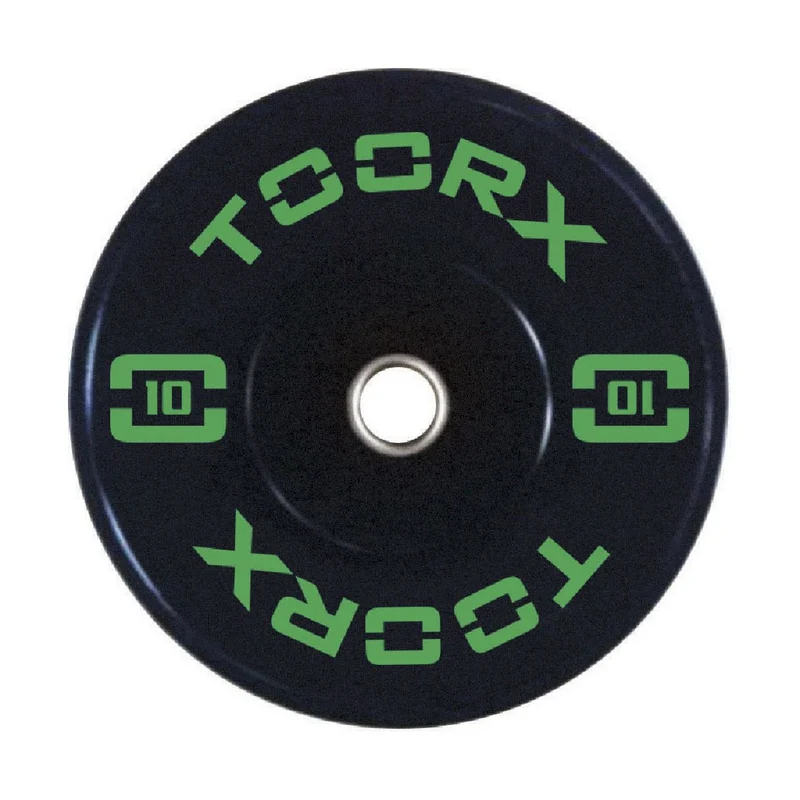 Disco BUMPER training 10 KG. nero con boccola inox svasata, Absolute line