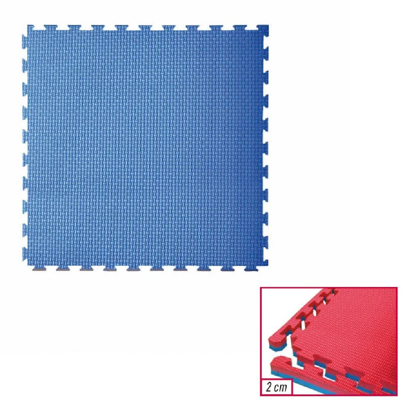 Tappeto Tatami ad incastro 100x100x2 cm. con 4 bordi MAT02