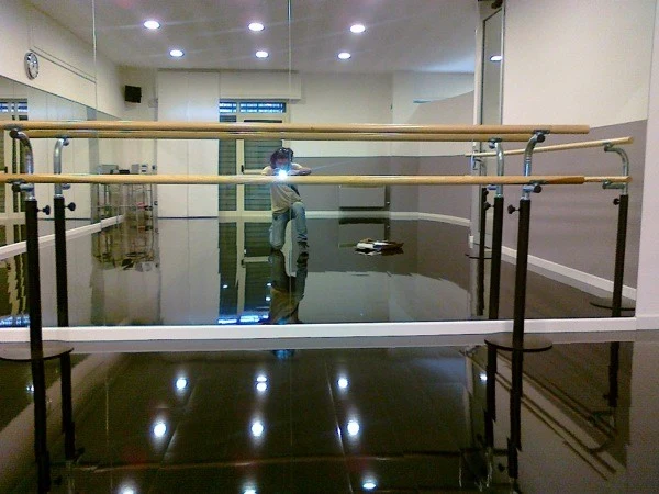 Sbarra danza mobile doppia completa mobile da 4m Art G408/D + G 405/4
