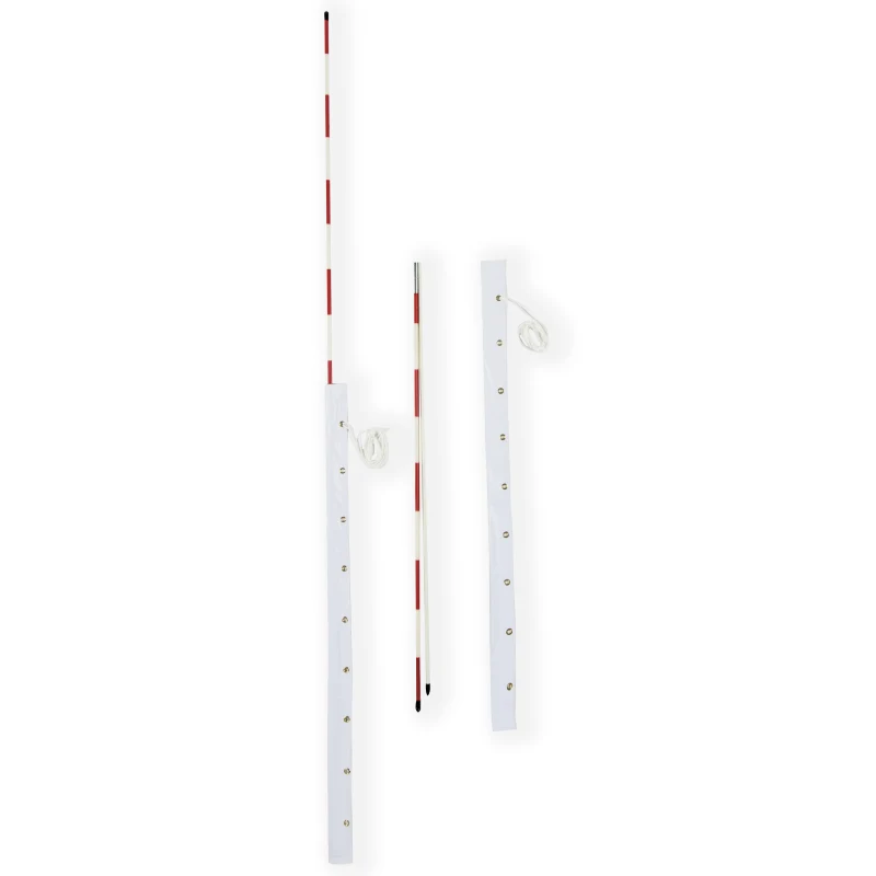 Coppia antenne pallavolo smontabili in due pezzi Art. V 714/S