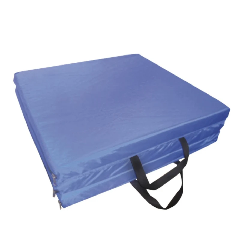 Materassino pieghevole professionale con zip sfoderabile - cm. 178x61x5