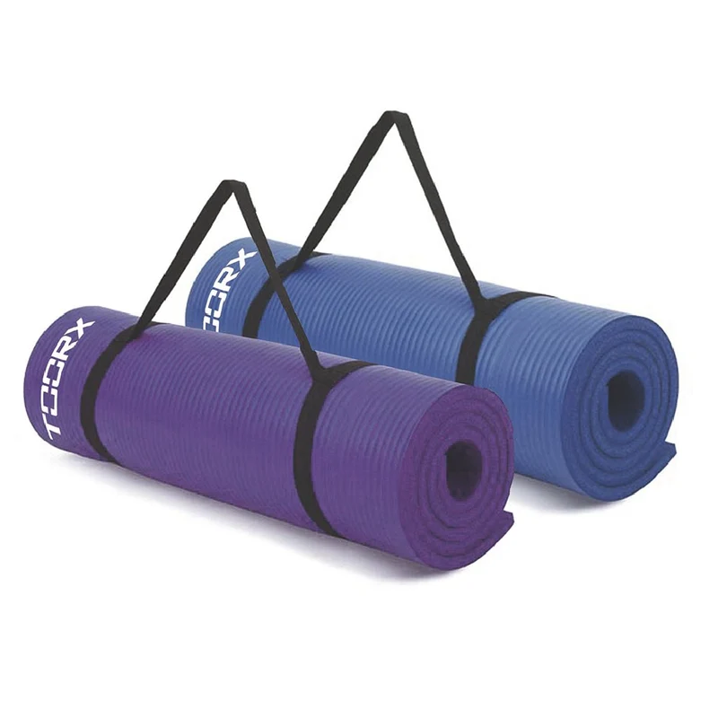 Materassino fitness con maniglia di trasporto - cm. 172x61x1,2 - viola