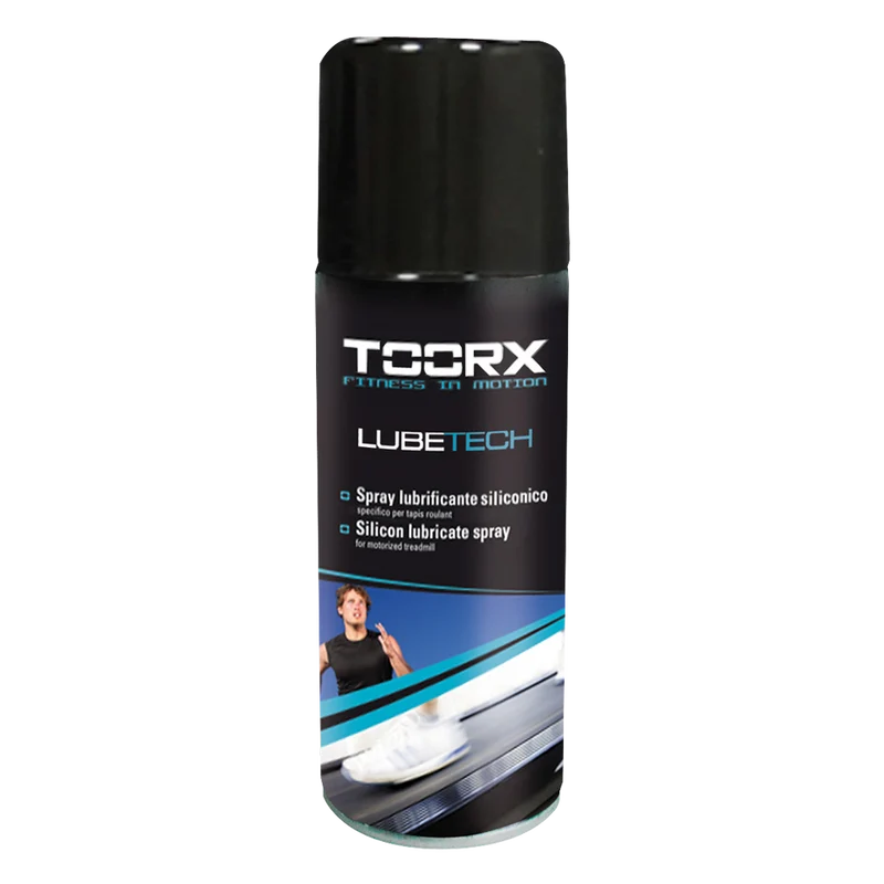 Spray lubrificante siliconico LUBETECH per tapis roulant