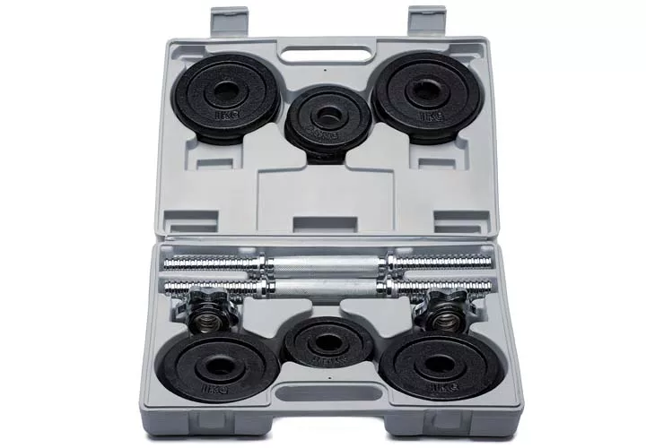 Valigetta Manubri e dischi 20 kg MF526