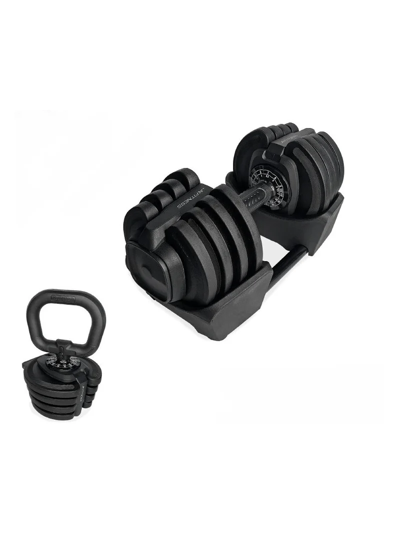 MANUBRIO 1,5 - 18 kg + KETTLEBELL 1 - 10 kg A CARICO SELEZIONABILE MS18J