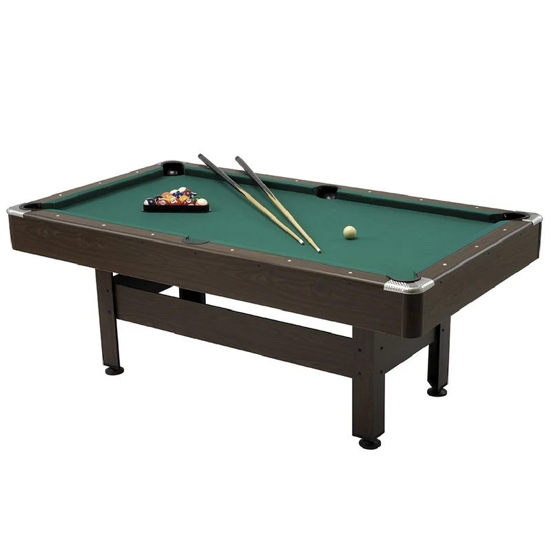Pool table VIRGINIA 6 campo gioco cm. 180 x 90 - piano gioco in mdf.