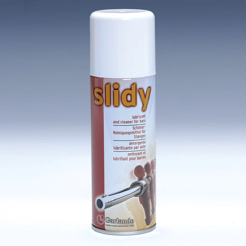 Bomboletta di spray lubrificante SLIDY per aste calciobalilla - 200ml