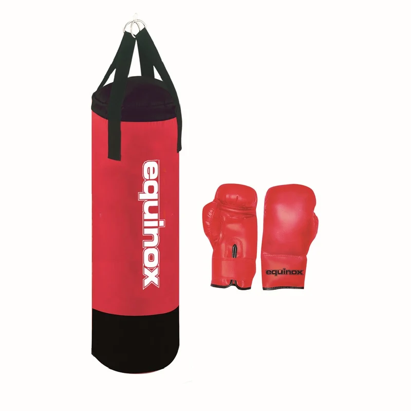 Set boxe junior PRO sacco boxe kg. 6 con guanti 6 oz. (60x20 cm)