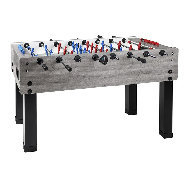 Calciobalilla G-500 rovere-grigio da interno aste uscenti