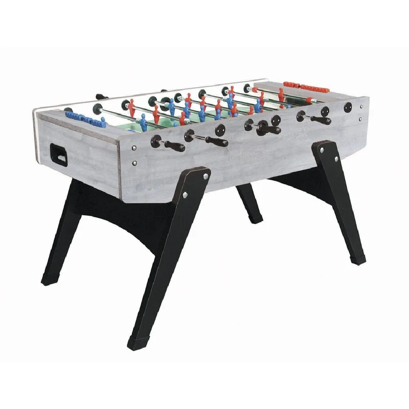 Calciobalilla G-2000 rovere-grigio da interno aste uscenti