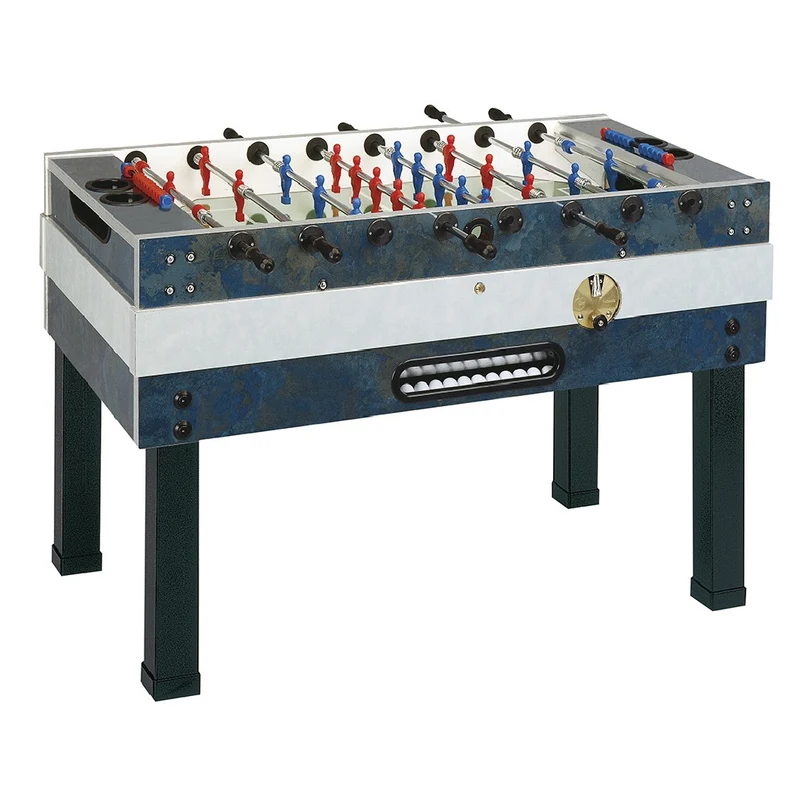 Calciobalilla DELUXE OUTDOOR aste rientranti e gettoniera Linea Bar pro