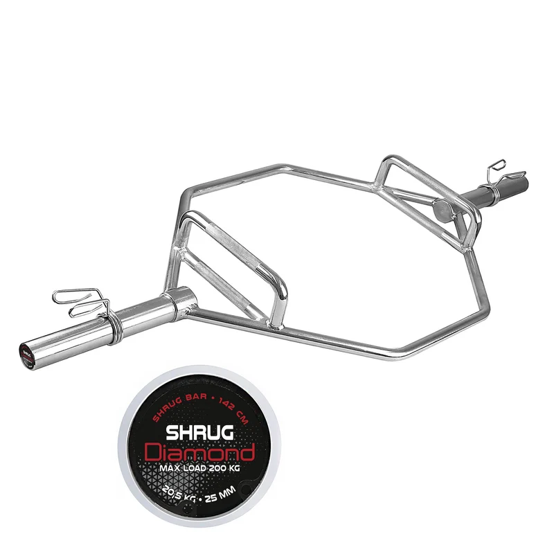 BILANCIERE OLIMPICO ESAGONALE – SHRUG BAR - 200 Kg
