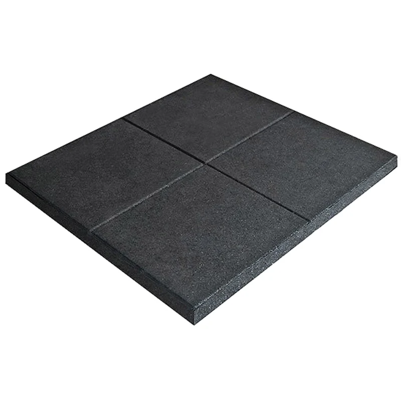 Pavimentazione Gommata 100x100x4 cm Granulo medio con Fuga