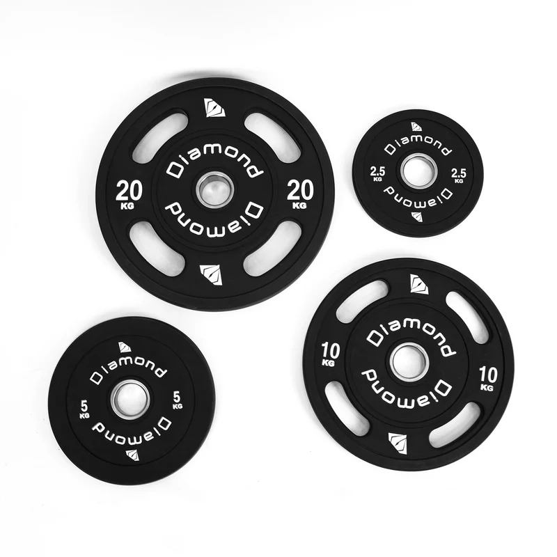 Disco Olimpico Multipresa Rivestito in TPU foro Ø 50 mm DGMP