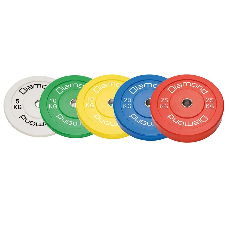DISCO OLIMPICO BUMPER SFIDA PRO Ø 45 cm 25 Kg - Rosso DOSD25-P