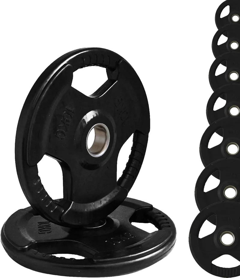 Dischi Ghisa Gommati Olimpionici Foro G50DG Ø50 mm da 1.25 A 25 kg