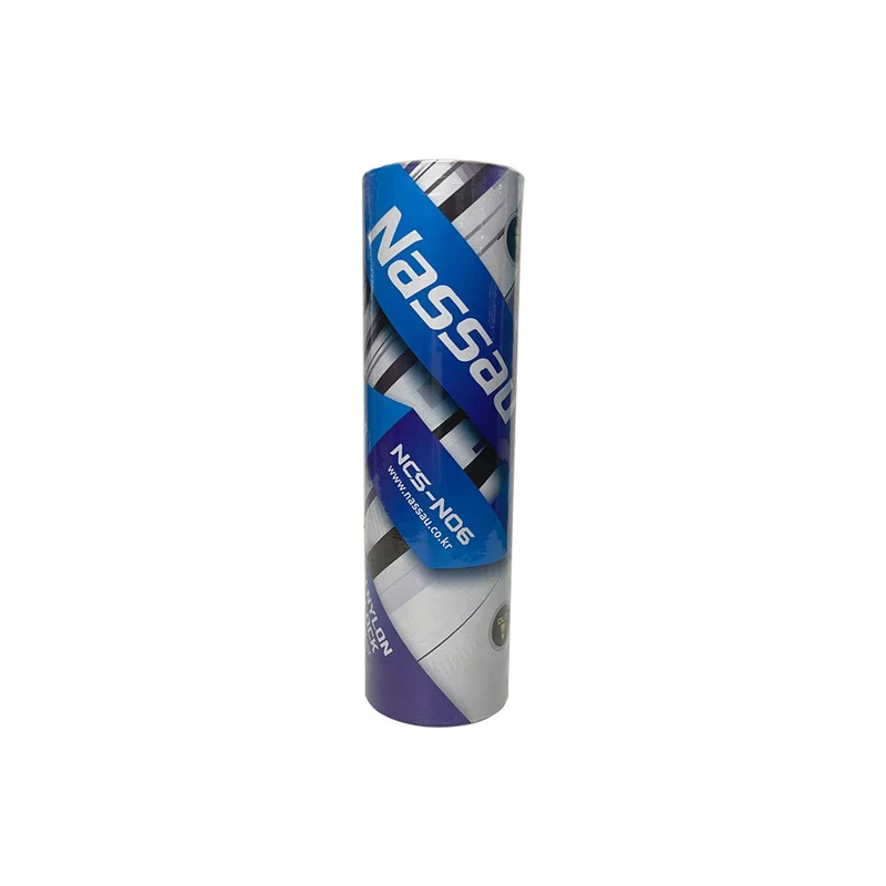 Nassau Badminton Shuttlecock Nylon (Per Tube)