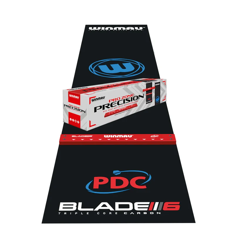 Winmau Pro Zone Precision PVC Dart Mat & Integrated Oche