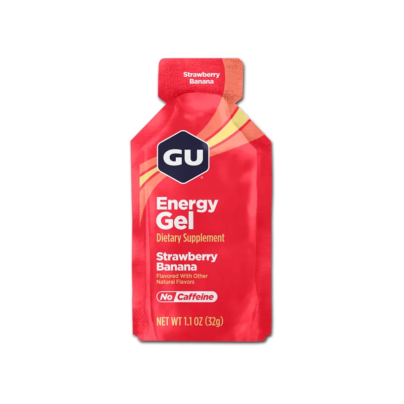 GU Strawberry Banana Energy Gel ( Best by: April 2027 )