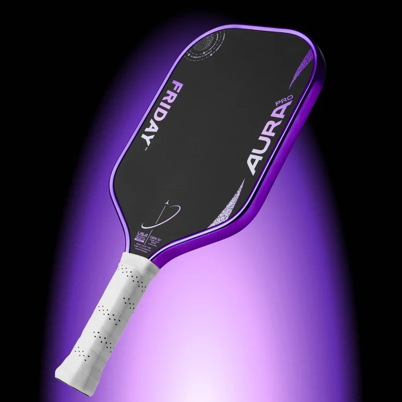 Friday Aura Pro Elongated Lunar Metallic Pickleball Paddle