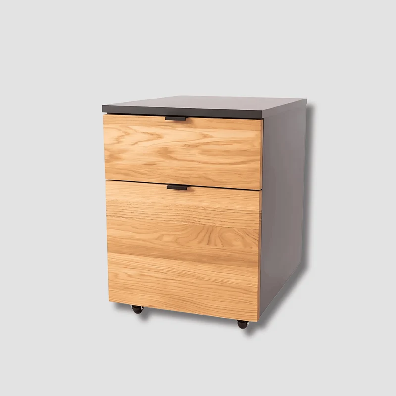 Oak Wood Office Cabinet