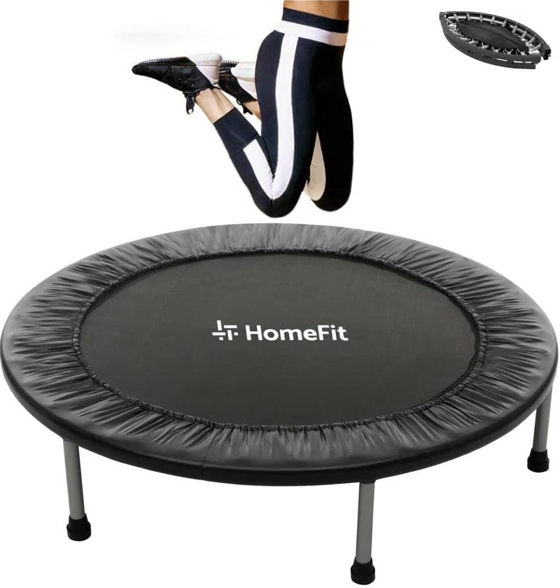 HomeFit Fitness Rebounder Trampoline - Folding Design
