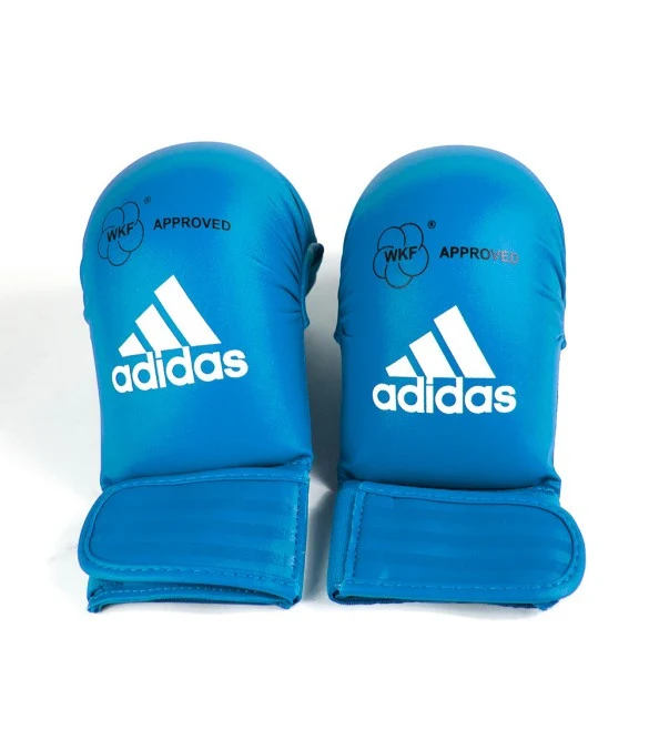 Guantini Adidas Karate senza pollice Blu - WKF - taglia L