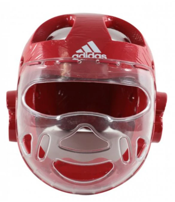 Casco Adidas con maschera Rosso taglia XS