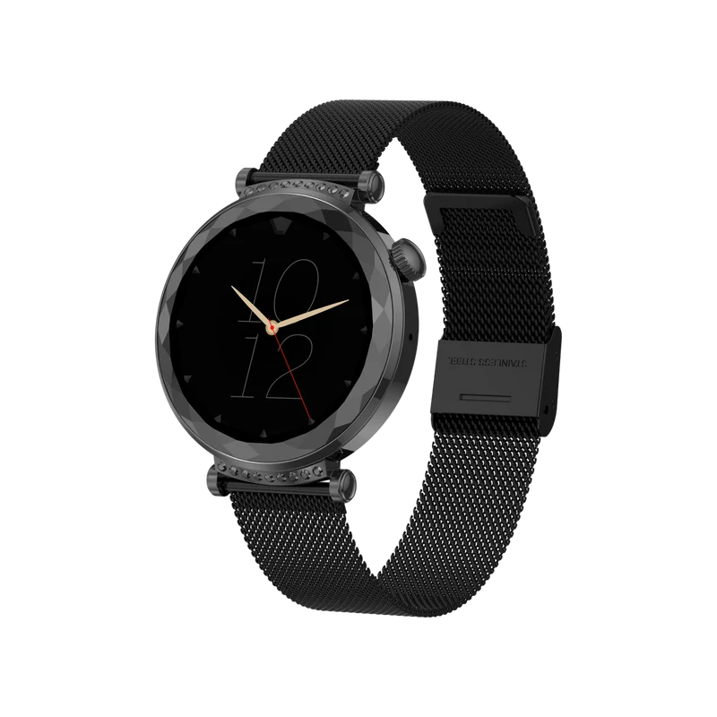 MAXCOM FW73 Onyx Smartwatch Nero – AMOLED 1.19” con Chiamate Bluetooth e Design Elegante