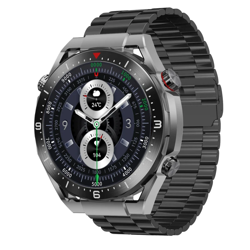 ECOWATCH EW01 Smartwatch Nero – Display 1.52” HD e Autonomia fino a 20 Giorni