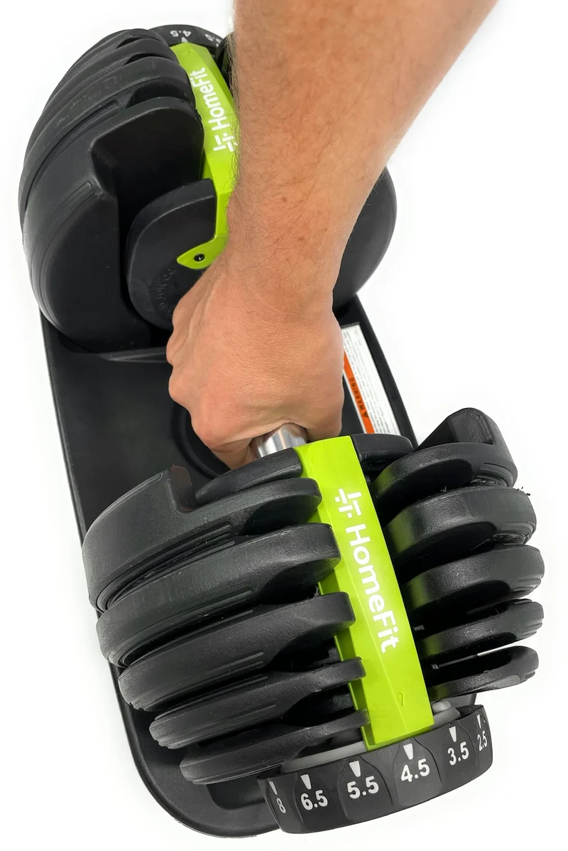 HomeFit 2.5-24Kg Adjustable Dumbbell - Single