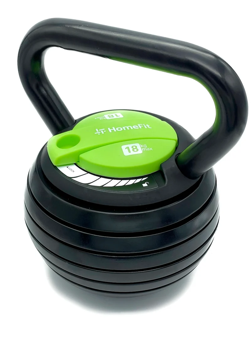 HomeFit 3-18Kg Adjustable Kettlebell