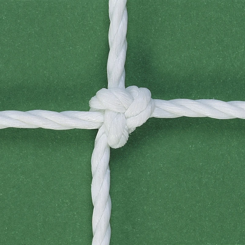 RETI CALCIO RIDOTTO MT 4X2 ANNODATE corda HDPE 3,8 col. bianco EN749 classe A Schiavi sport