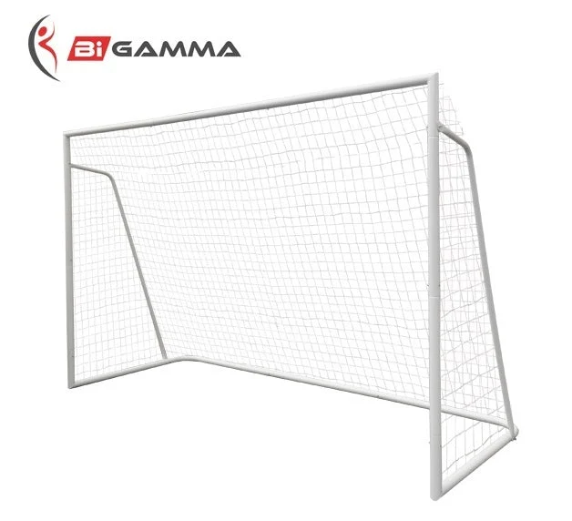 Porta da calcio regolamentare a tubi maggiorati da 45mm mod. BIG CHAMP misure regolamentari 3 x 2 metri BIGAMMA